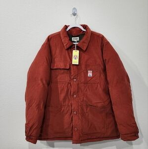 Wrangler Casey Jones Utility Corduroy Puffer Button Heavy Jacket Men’s Size M